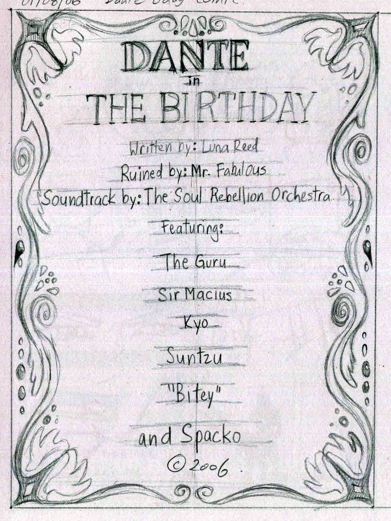 The Birthday Comic By Kit1 On DeviantArt