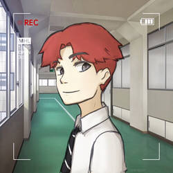 [OC] Red-haired school boy