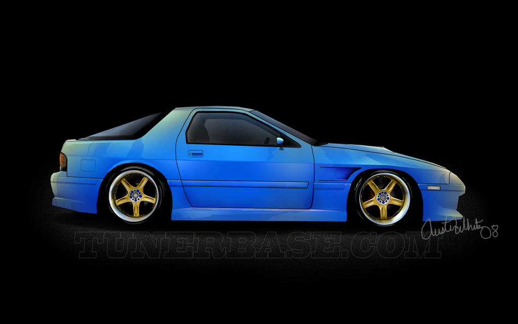 Blue Fc Rx7 Mazda RX7 FC Blue Pearl by hypertek on DeviantArt