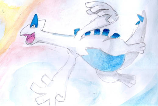 Lugia Watercolor Paint.