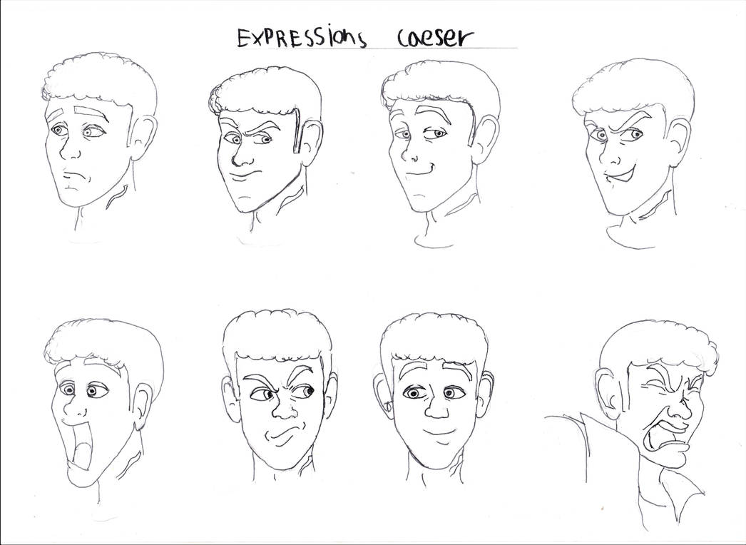 Expression pratice Caeser by blackkaiser2000 on DeviantArt
