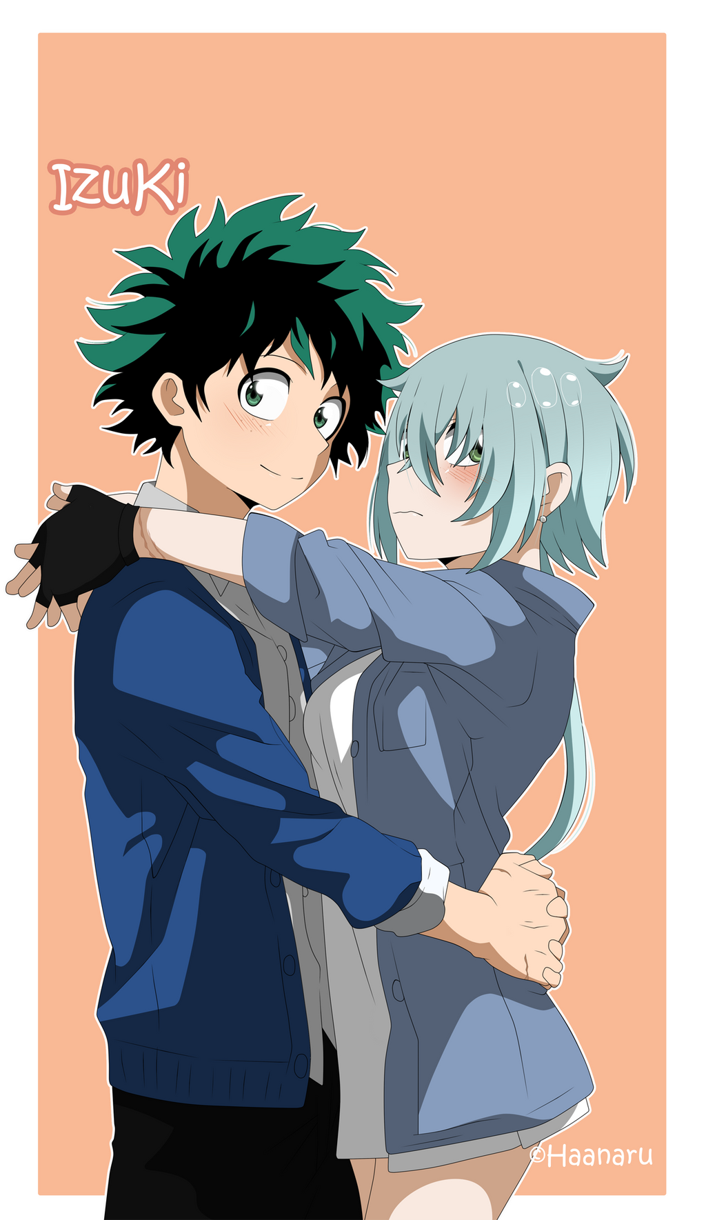 Mha Deku X Oc Base - Corteza Wallpaper