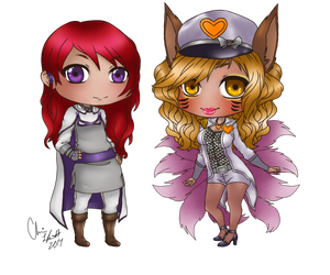 Commission Phe x Ahri