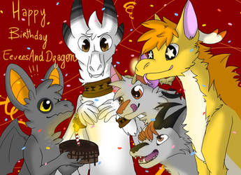 Happy Birthday EeveesAndDragons !