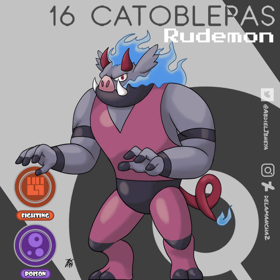Rudemon Fakemon Challenge by DelaMancha2 on DeviantArt
