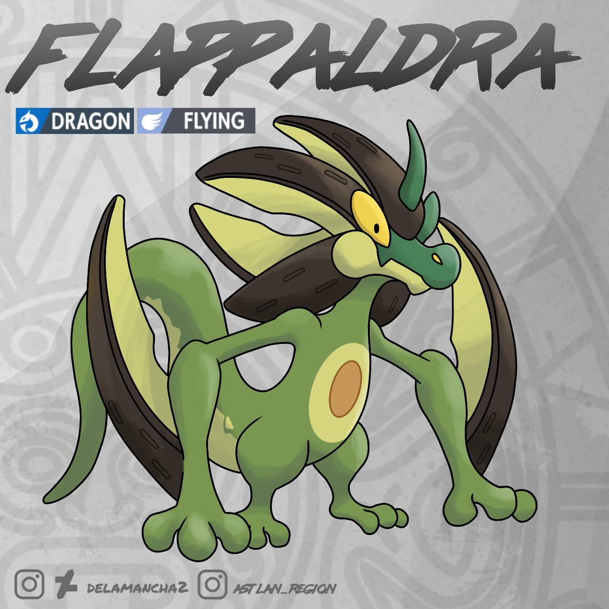Flappaldra - Regional Applin evolution by DelaMancha2 on DeviantArt