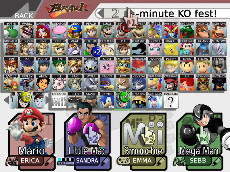 Super Smash Bros 4 Full Roster by nakashimariku on DeviantArt
