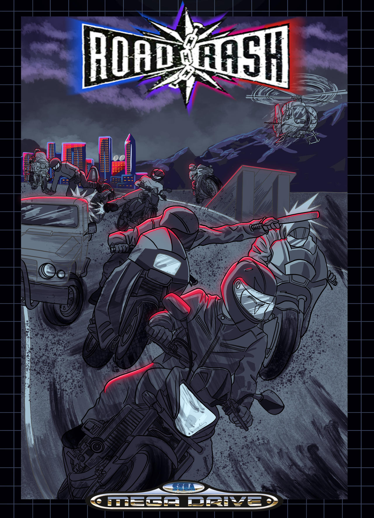 Road Rash Poster by Blue-Kachina on DeviantArt