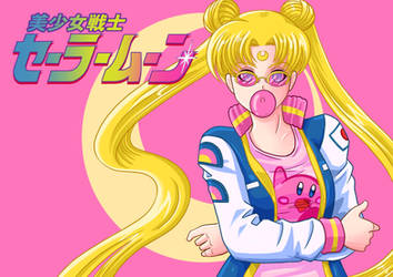 Sailor Moon concept for wallpaper by Blue-Kachina
