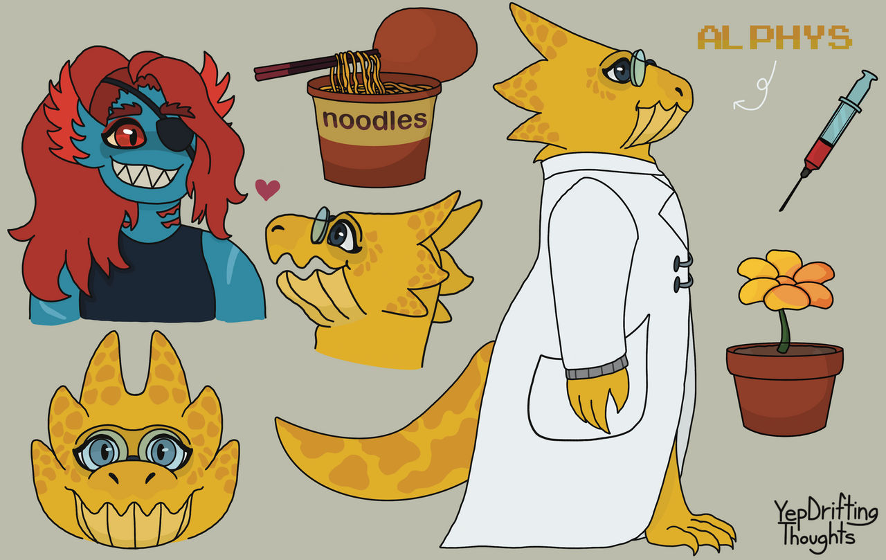 Alphys by YepDriftingThoughts on DeviantArt