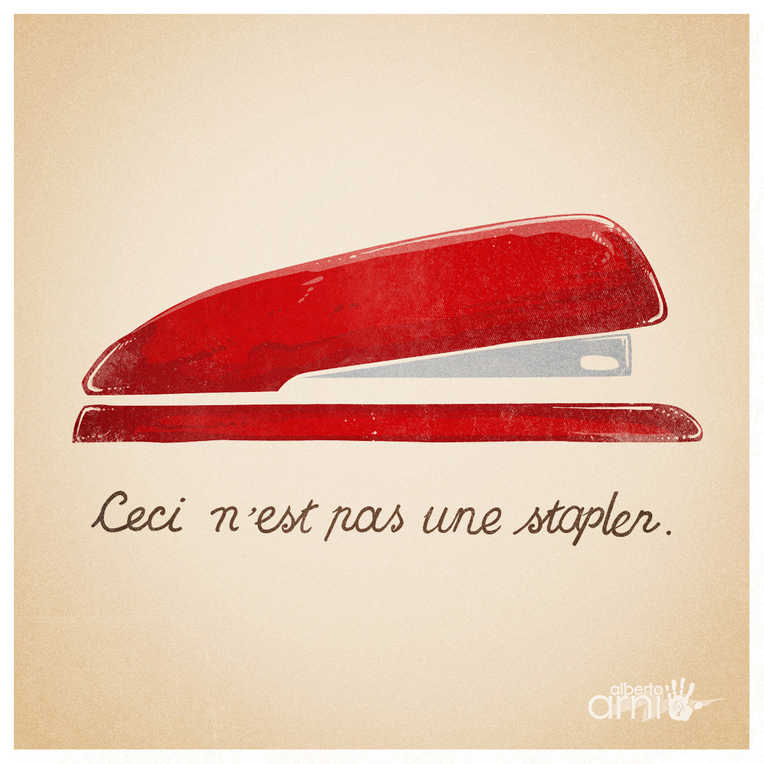 Ceci n'est pas une stapler.