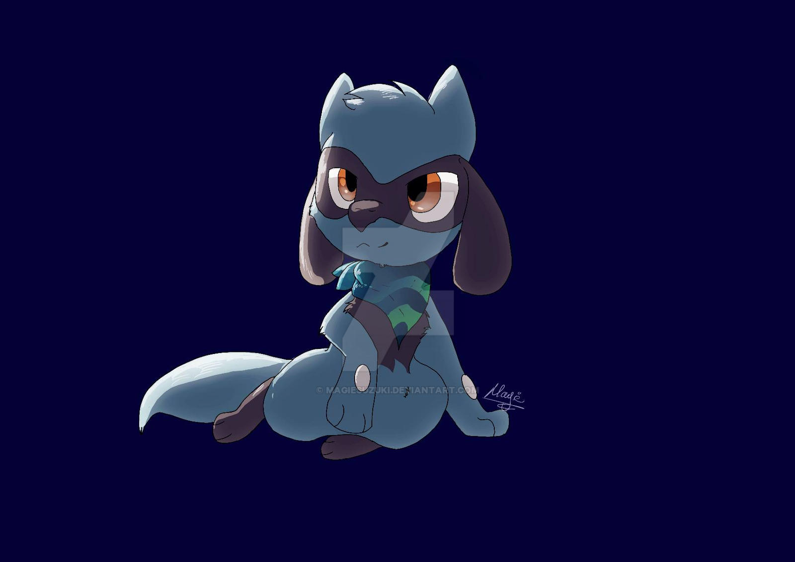 Riolu by MagieSuzuki on DeviantArt