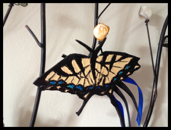 Swallowtail Butterfly Hair Clip