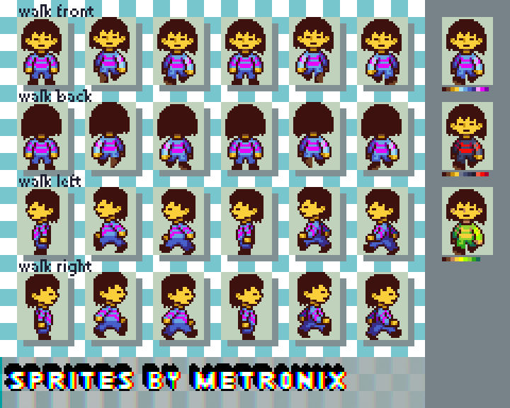 Undertale Frisk Sprite Undertale Frisk Sprite