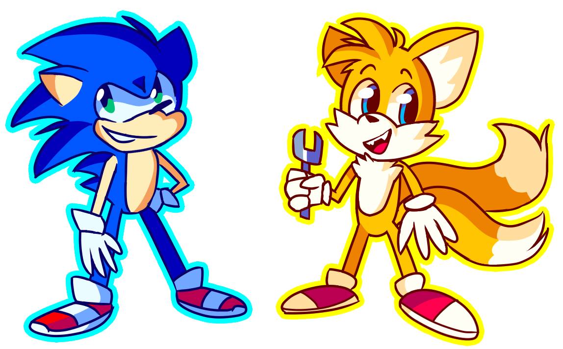 sonic and tails by metr0nix727 on DeviantArt