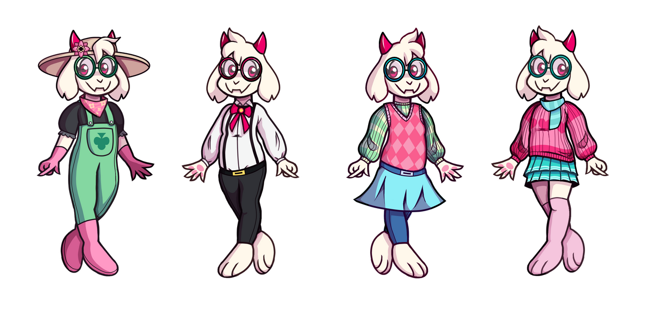 Ralsei outfits by metr0nix727 on DeviantArt