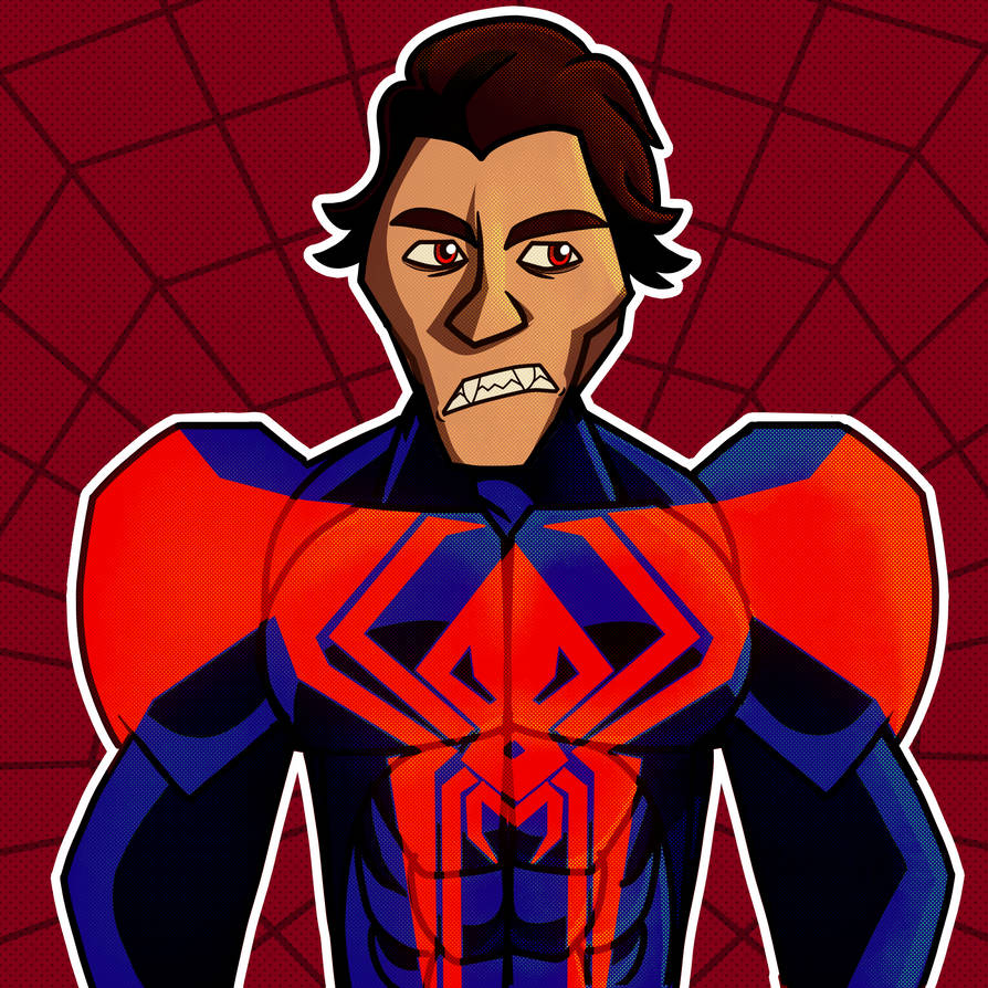 I'm literally spider-man 2099 #spiderman2 #miguelohara #acrossthespide, spider man 2 miguel
