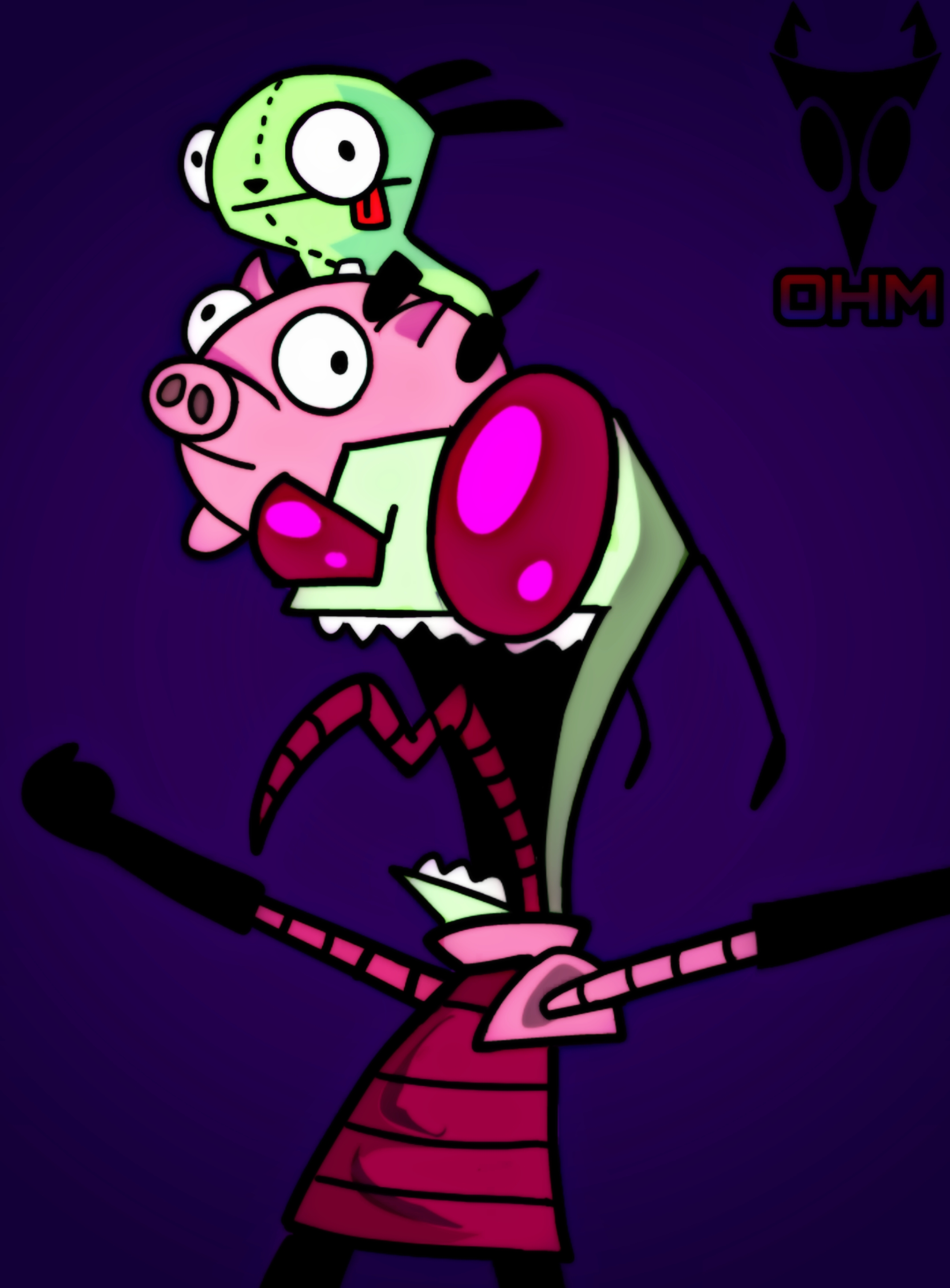 Invader Zim fan art by otakuharemmaster on DeviantArt