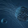 Blue Dog Celtic Knot Wallpaper