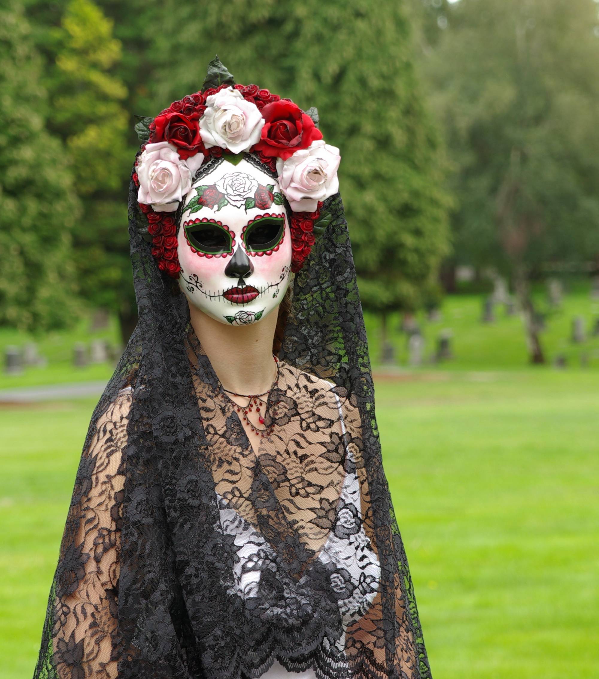 Mask-Rosa Reina-DayoftheDead