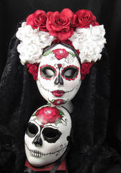 Day of the Dead Wedding Masks