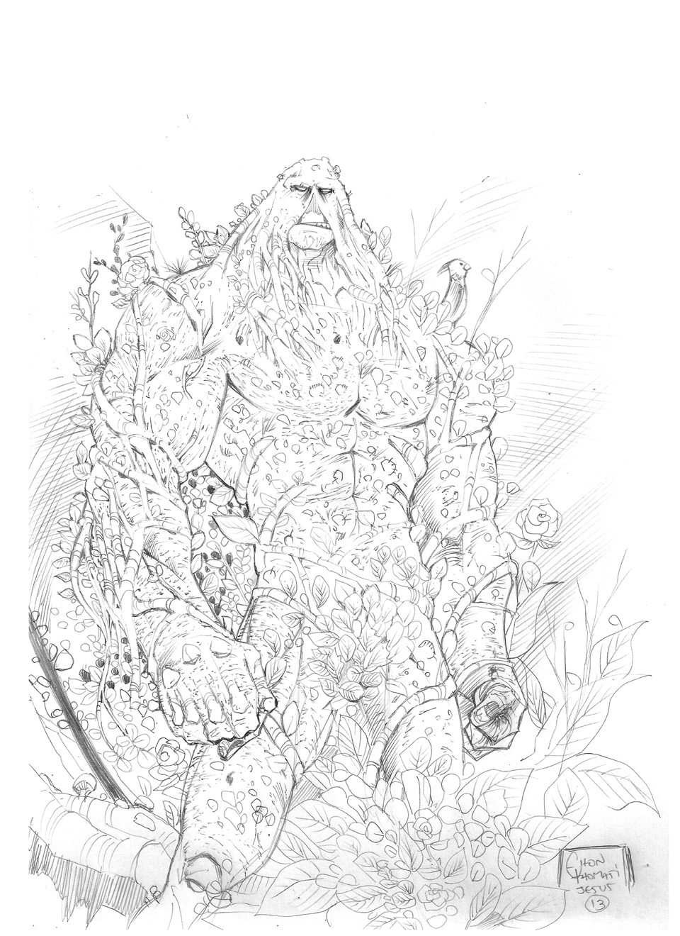 swamp thing Sketch