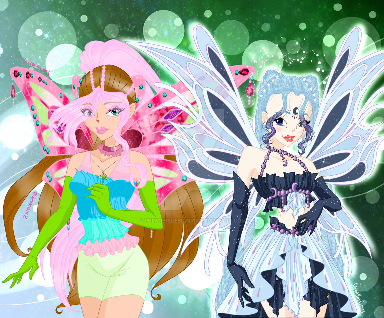 spero and Selena Enchantix collab speronoxstella