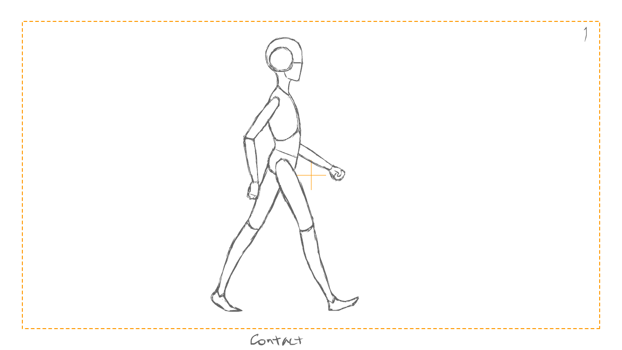 Walk cycle (2D animation) by Nazanin-elf on DeviantArt