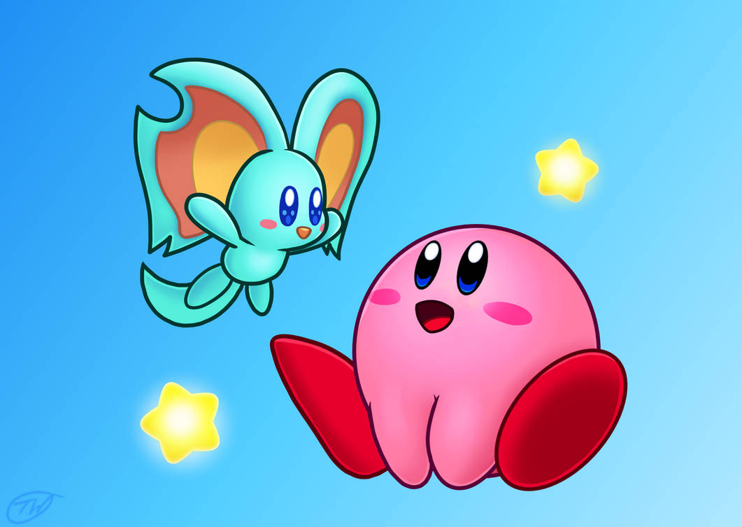 Kirby And Elfilin By TheWebb97 On DeviantArt kirby-and-elfilin-by-thewebb97-on-deviantart