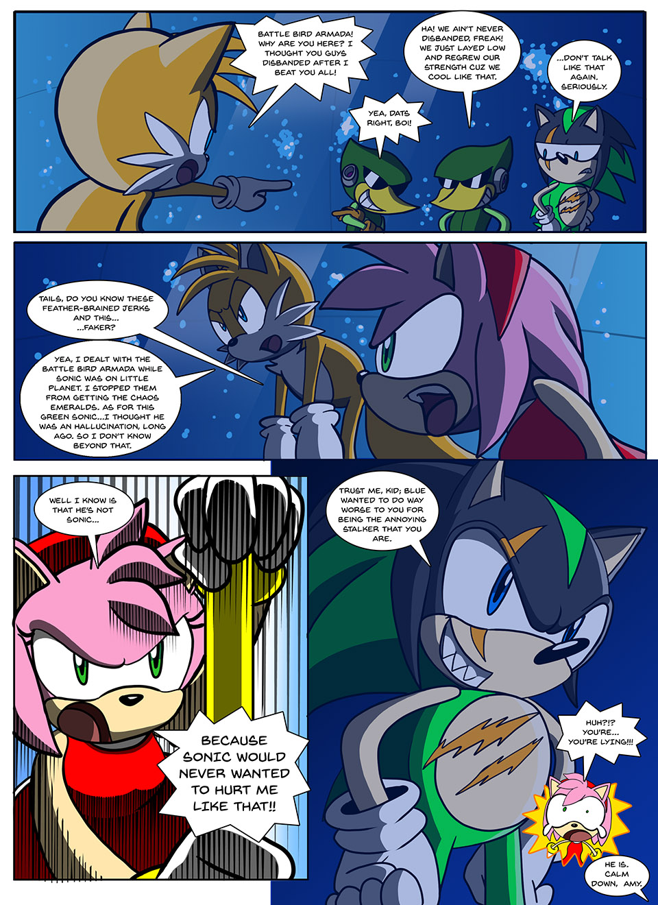 Sonic goes Hyper Sonic Comic Page 3 by drakessj257 on DeviantArt