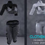 Free Daz Studio Sport Clothing Set for G3F and G8F