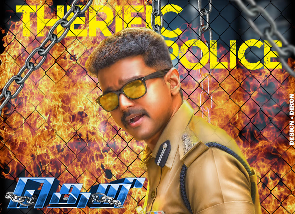 Theri Poster work by designsdp on DeviantArt