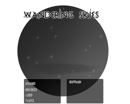 wandering-skies } application