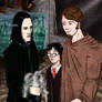 Remus, Snape, and Harry