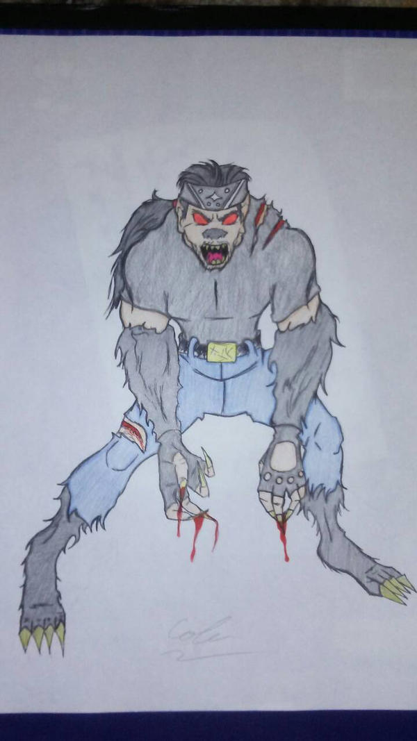 My werewolf rage by rudedude3712 on DeviantArt