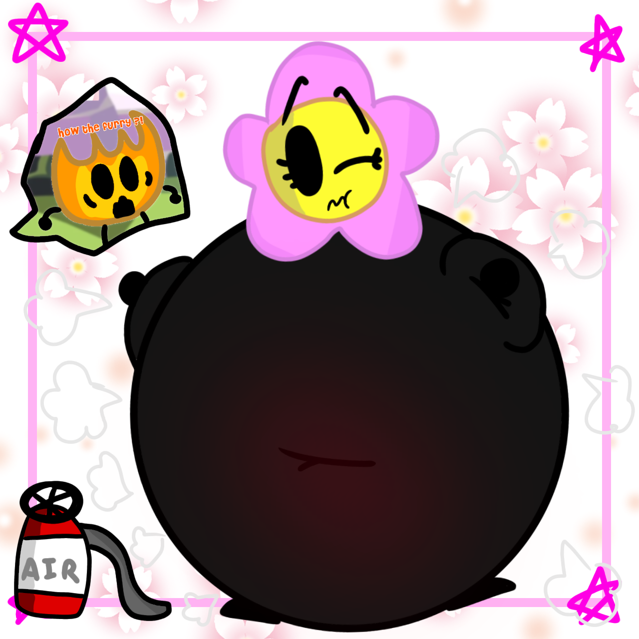 Flower inflation bfb by fuffy567 on DeviantArt