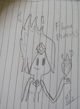 Flame Princess drawing