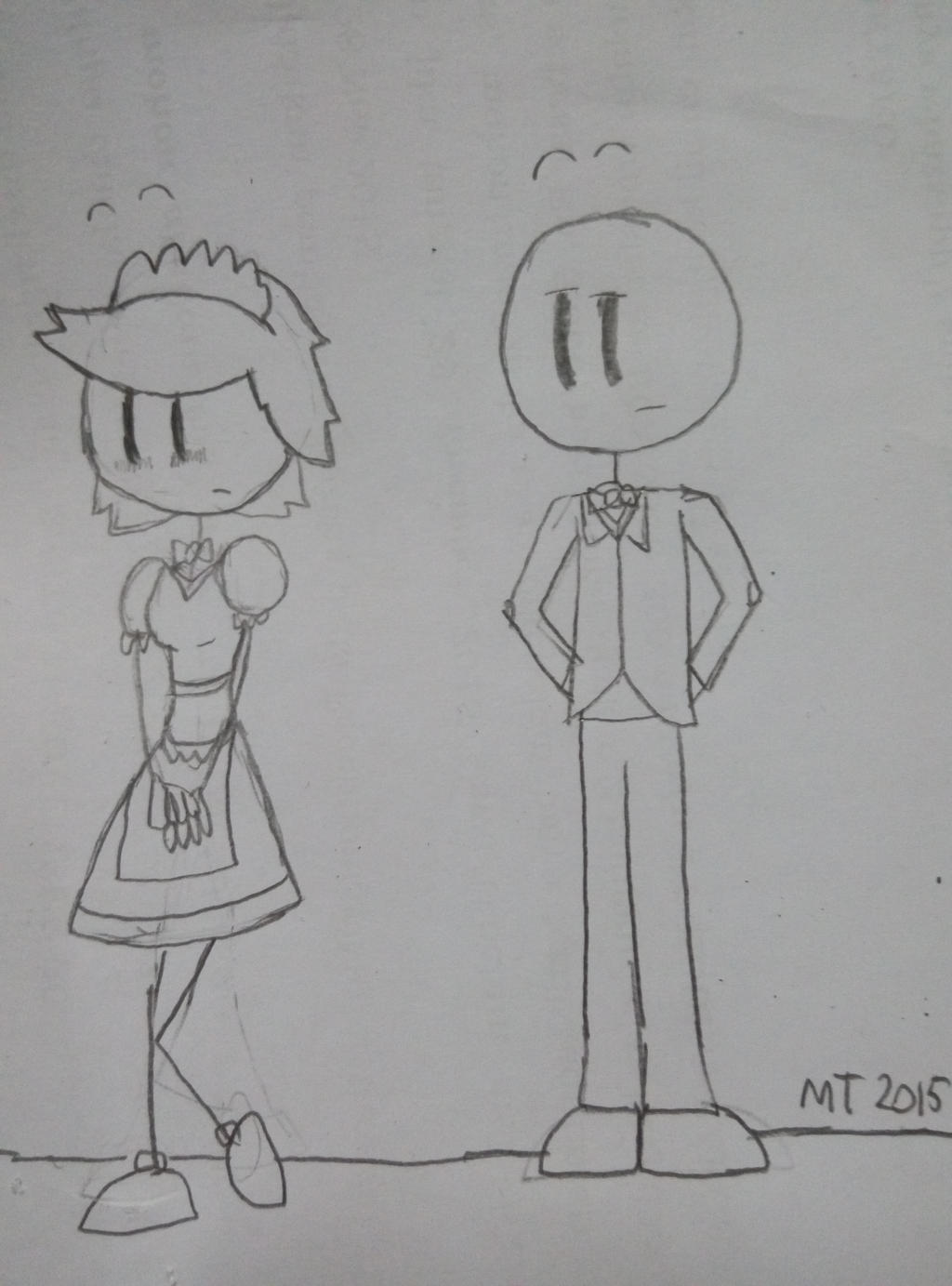 Hss Deviantart HSS: Butler Henry and Maid Ellie by MixelTime on DeviantArt