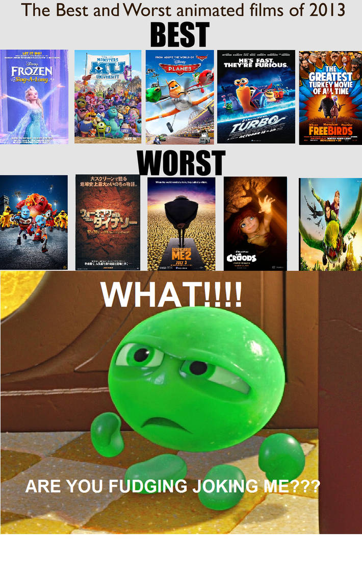 The Worst Animated Film List, I've ever seen by Corbett-Collins on
