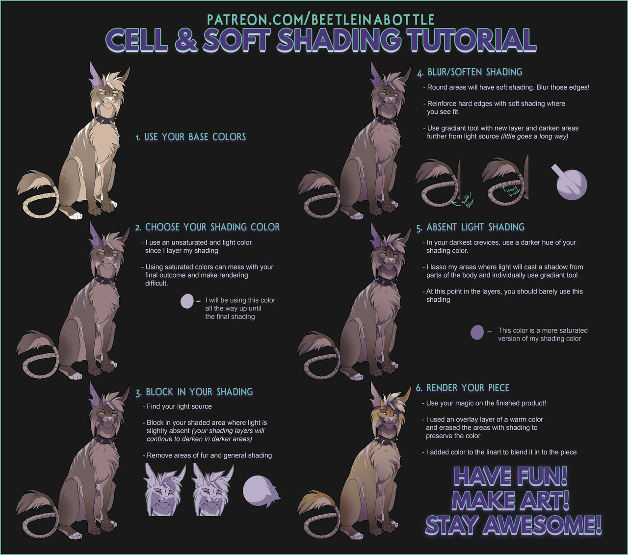 Soft Shading Animation Cell and Soft Shading Tutorial by BeetleInABottle on DeviantArt