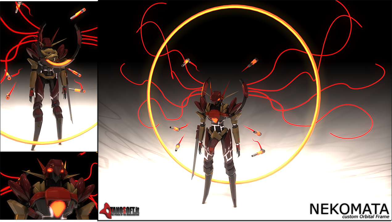 Nekomata - Orbital Frame by Kidel