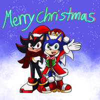 MERRY CHRISTMAS Sonic and Shadow