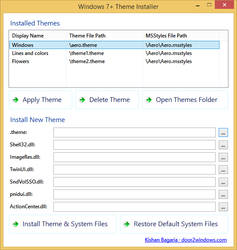 Windows 7+ Theme Installer by Kishan-Bagaria