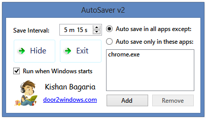 AutoSaver