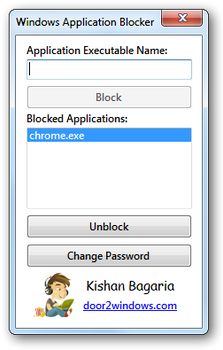 Windows Application Blocker