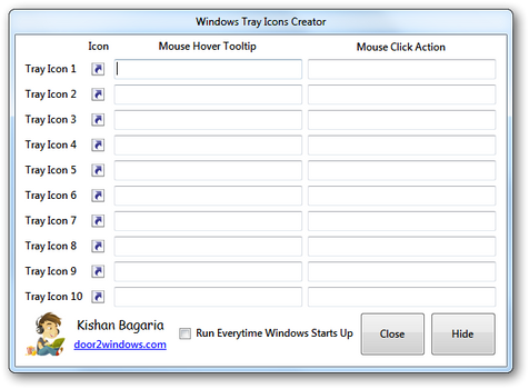 Windows Tray Icons Creator