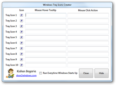 Windows Tray Icons Creator