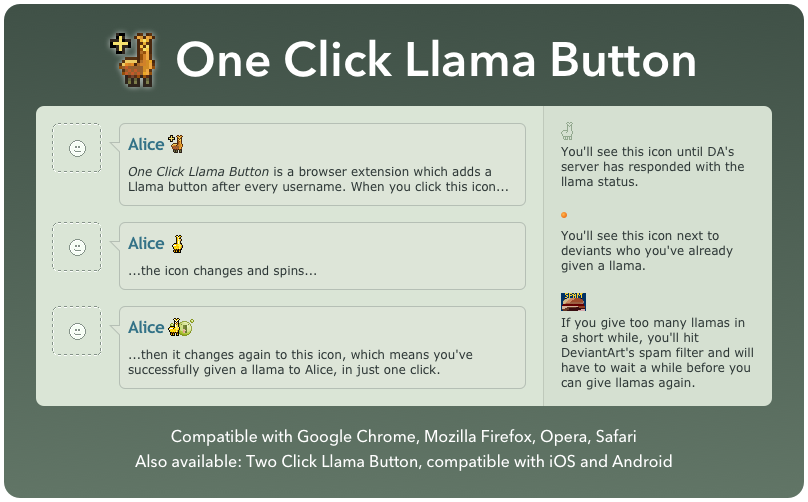 One Click Llama Button