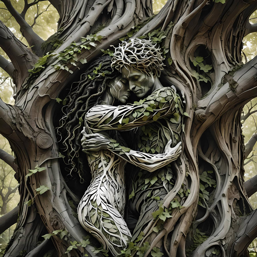Two Souls Interlinked Two Souls Entwined by DigitalAIHeaven on DeviantArt