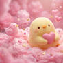 Cute baby chicken